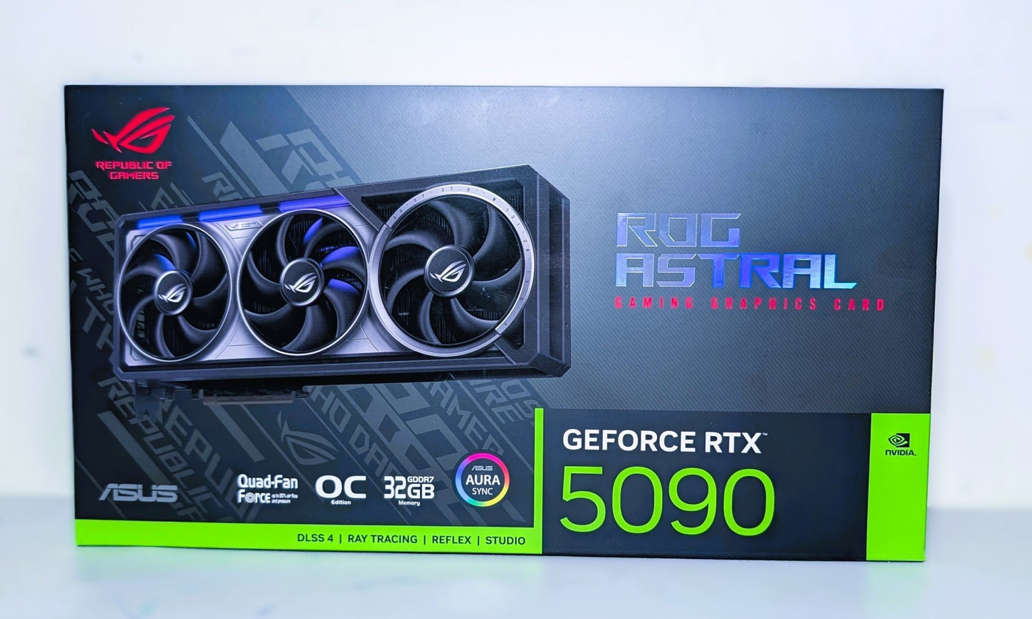 ASUS ROG Astral GeForce RTX 5090 32GB GDDR7 Graphics Card - GrifTronics