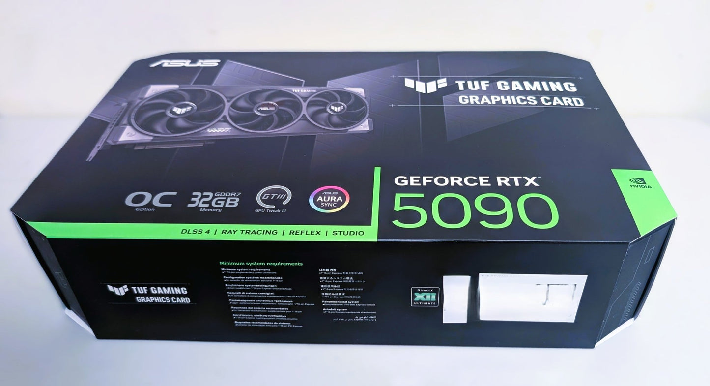 ASUS TUF OC Gaming GeForce RTX 5090 32GB GDDR7 Graphics - GrifTronics
