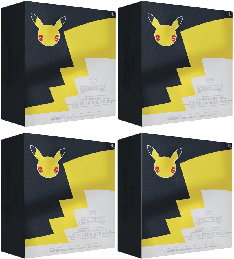 Celebrations: 25th Anniversary - Elite Trainer Box Case (Pokemon Center Exclusive) - GrifTronics