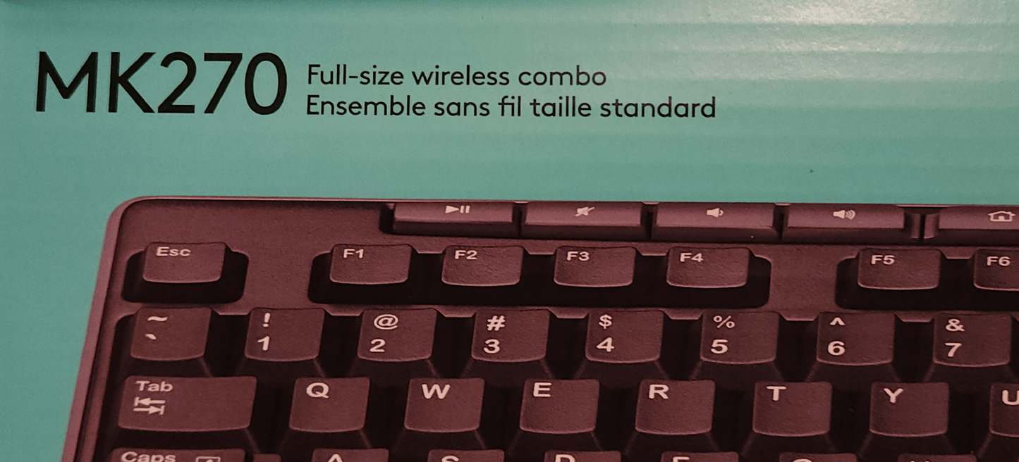 Logitech MK270 Wireless Desktop Keyboard and Mouse Combo - GrifTronics