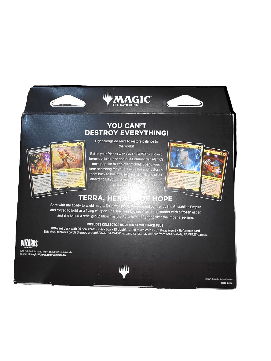 Magic The Gathering FINAL FANTASY Commander Deck Revival Trance Sealed and New - GrifTronics