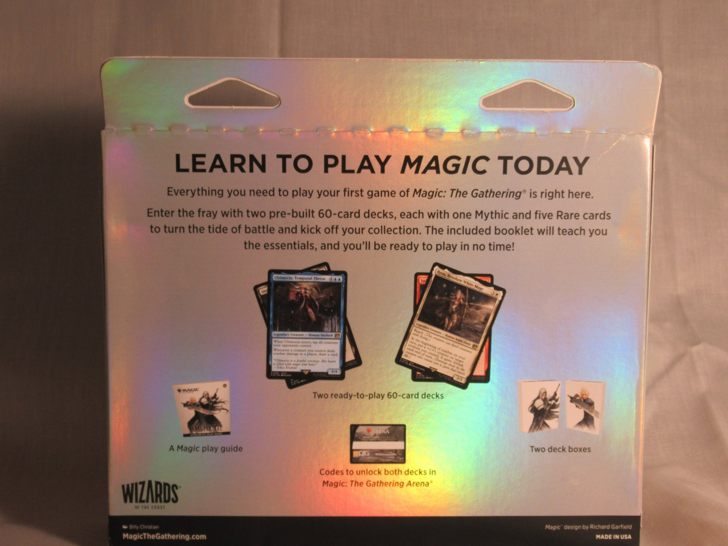 Magic the Gathering Universes Beyond Final Fantasy Starter Deck Pack - GrifTronics