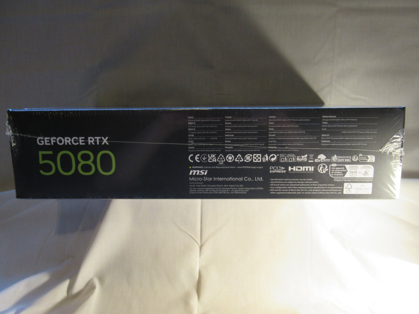 MSI Nvidia GeForce RTX 5080 Gaming trio Graphics Card - GrifTronics