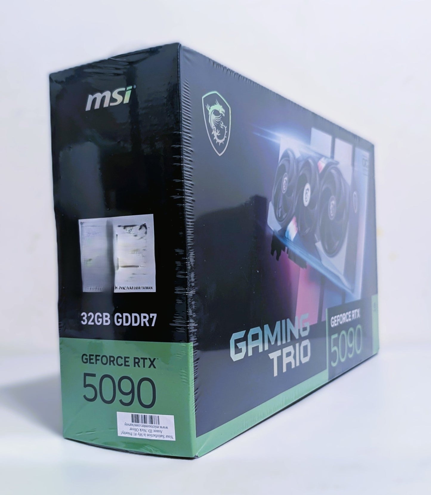 MSI Nvidia GeForce RTX 5090 GAMING TRIO OC 32G Graphics Card - GrifTronics