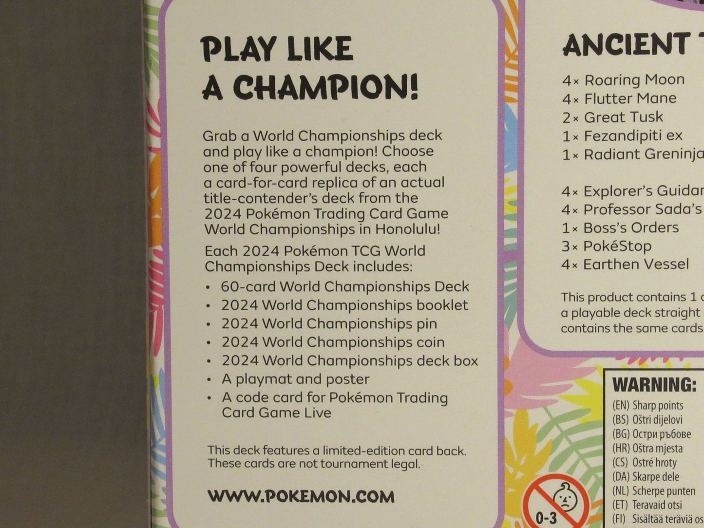 Pokemon 2024 World Championship Decks - GrifTronics