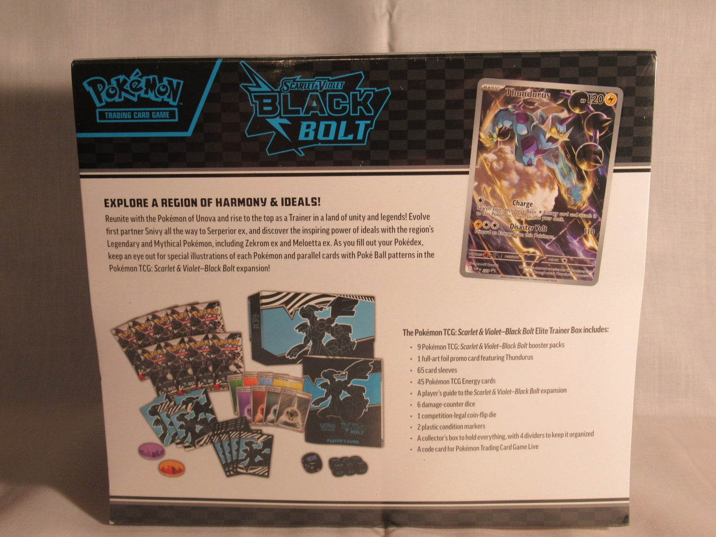 Pokemon Scarlet & Violet Black Bolt Elite Trainer Box - GrifTronics