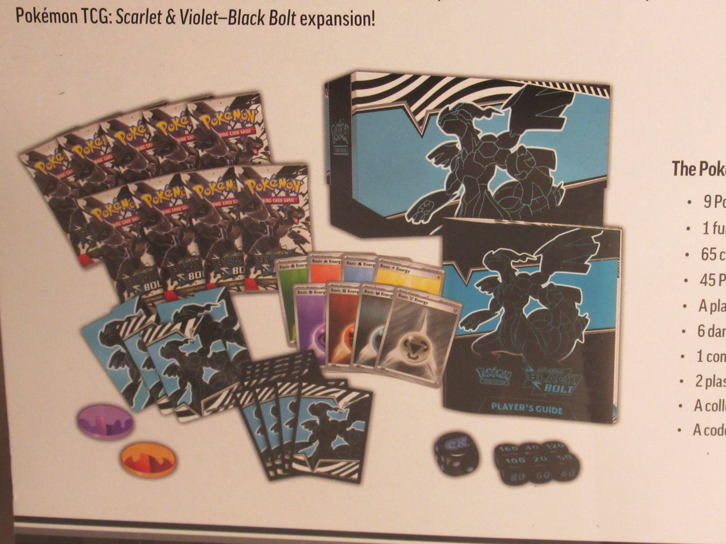 Pokemon Scarlet & Violet Black Bolt Elite Trainer Box - GrifTronics