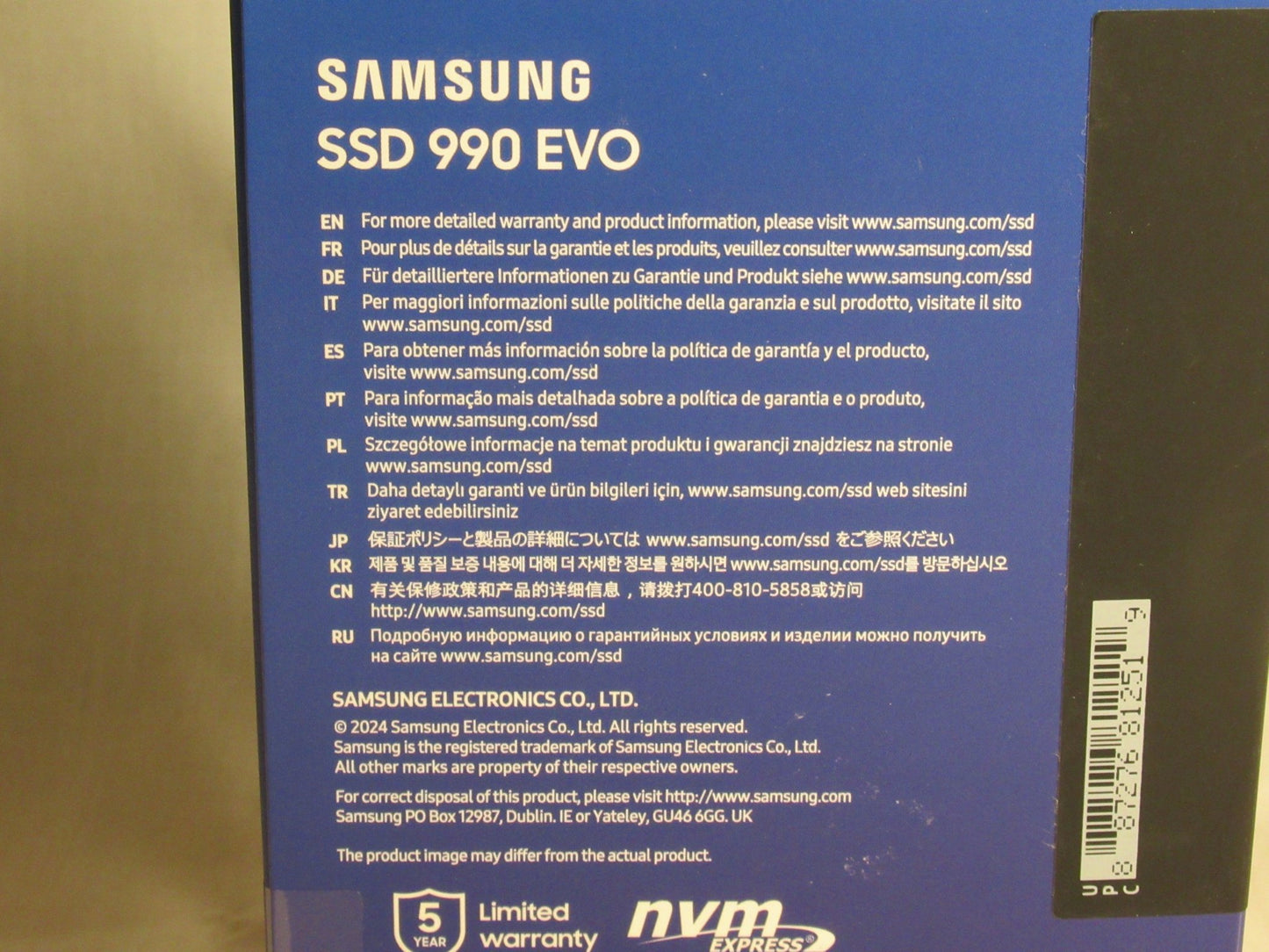 Samsung 990 Evo 1TB NVME M.2 SSD - GrifTronics