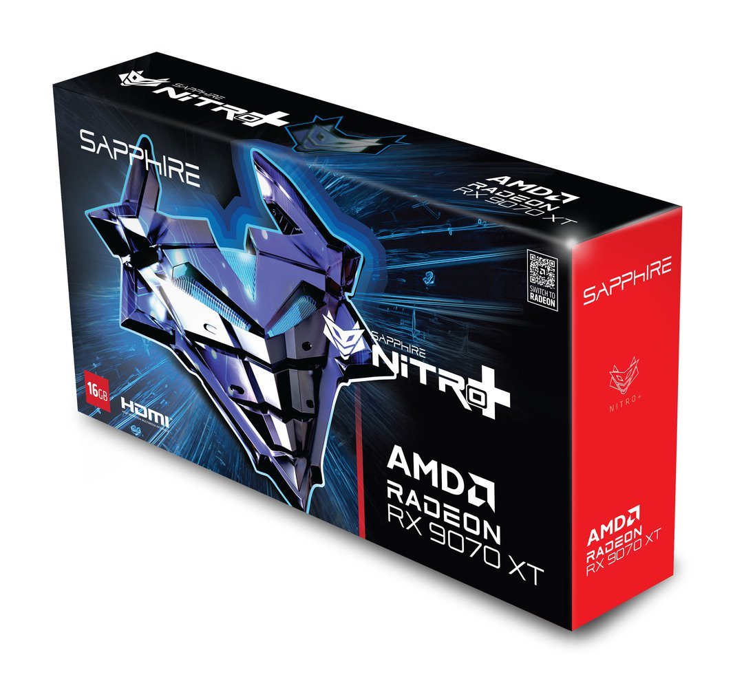 Sapphire 11348 - 01 - 20G Nitro+ AMD Radeon RX 9070 XT Gaming Graphics Card - GrifTronics