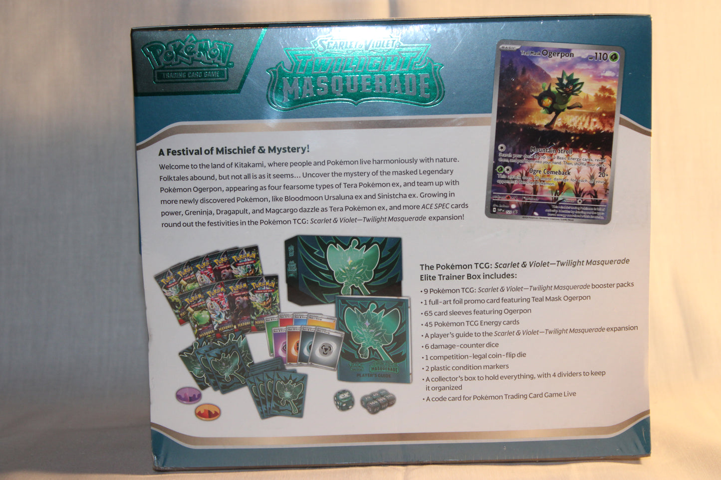 Pokémon TCG: Scarlet & Violet - Twilight Masquerade Elite Trainer Box