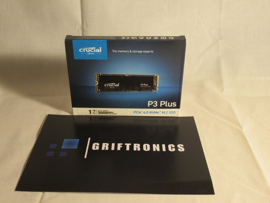 Crucial P3 Plus 1TB PCIe Gen4 3D NAND NVMe M.2 SSD up to 5000MB/s - GrifTronics