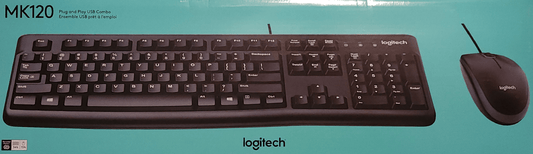 Logitech MK120 Corded Keyboard and Mouse Combo - GrifTronics