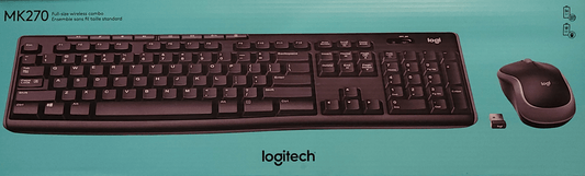 Logitech MK270 Wireless Desktop Keyboard and Mouse Combo - GrifTronics