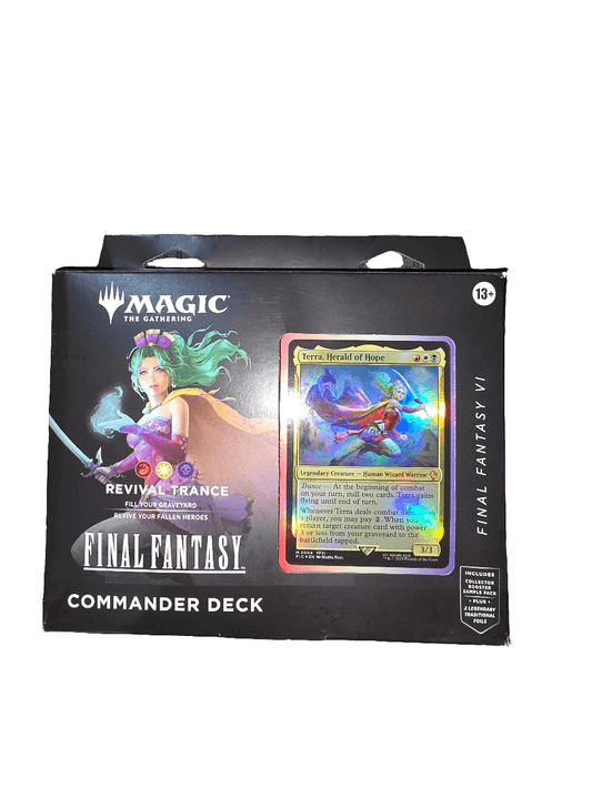 Magic The Gathering FINAL FANTASY Commander Deck Revival Trance Sealed and New - GrifTronics