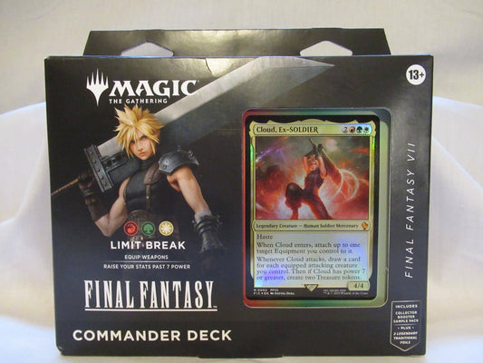 Magic the Gathering Final Fantasy Limit Break Commander Deck brand new and Sealed - GrifTronics