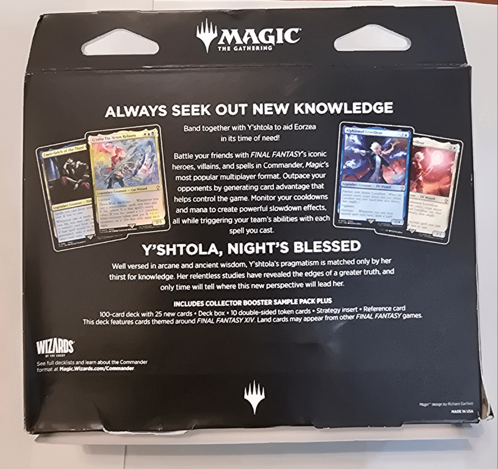 Magic the Gathering Final Fantasy Scion and Spellcraft Commander Deck - GrifTronics