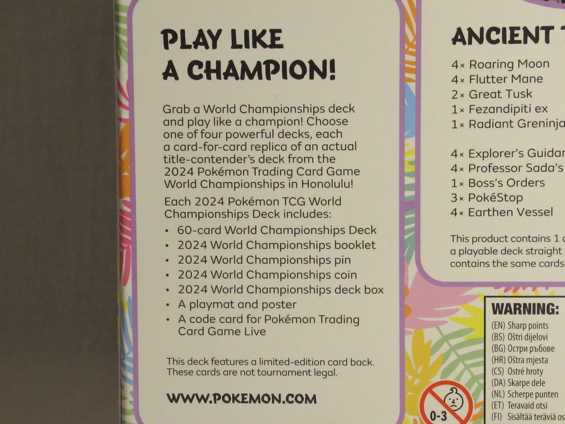 Pokemon 2024 World Championship Decks - GrifTronics
