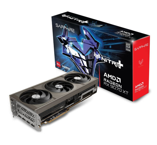 Sapphire 11348 - 01 - 20G Nitro+ AMD Radeon RX 9070 XT Gaming Graphics Card - GrifTronics