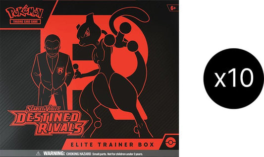 Scarlet & Violet: Destined Rivals - Elite Trainer Box Case - GrifTronics